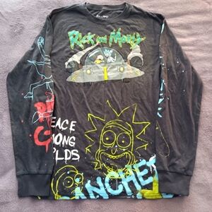 Rick & Morty Boys Sz Small Long sleeve T-Shirt